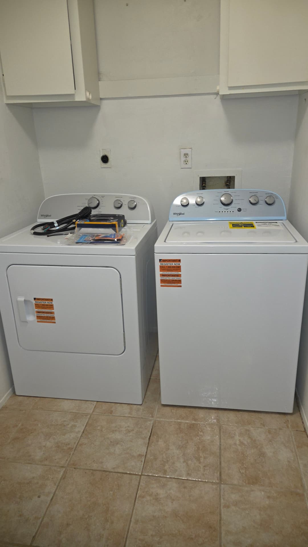 Laundry room with washer and dryer